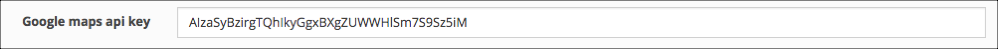 Google Maps API Key