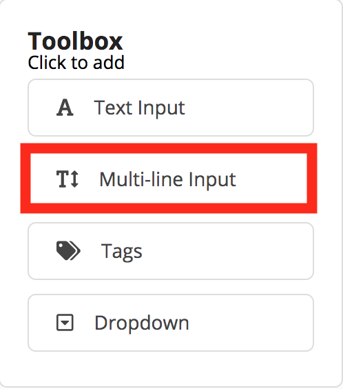 Toolbox menu with options highlighted