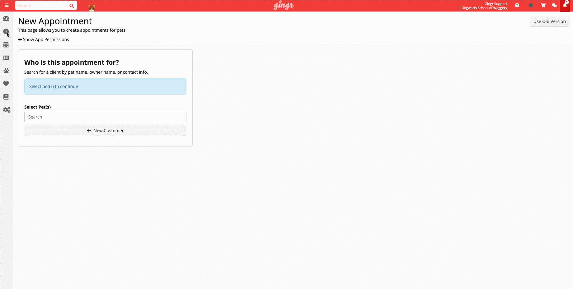 Run appointment estimate