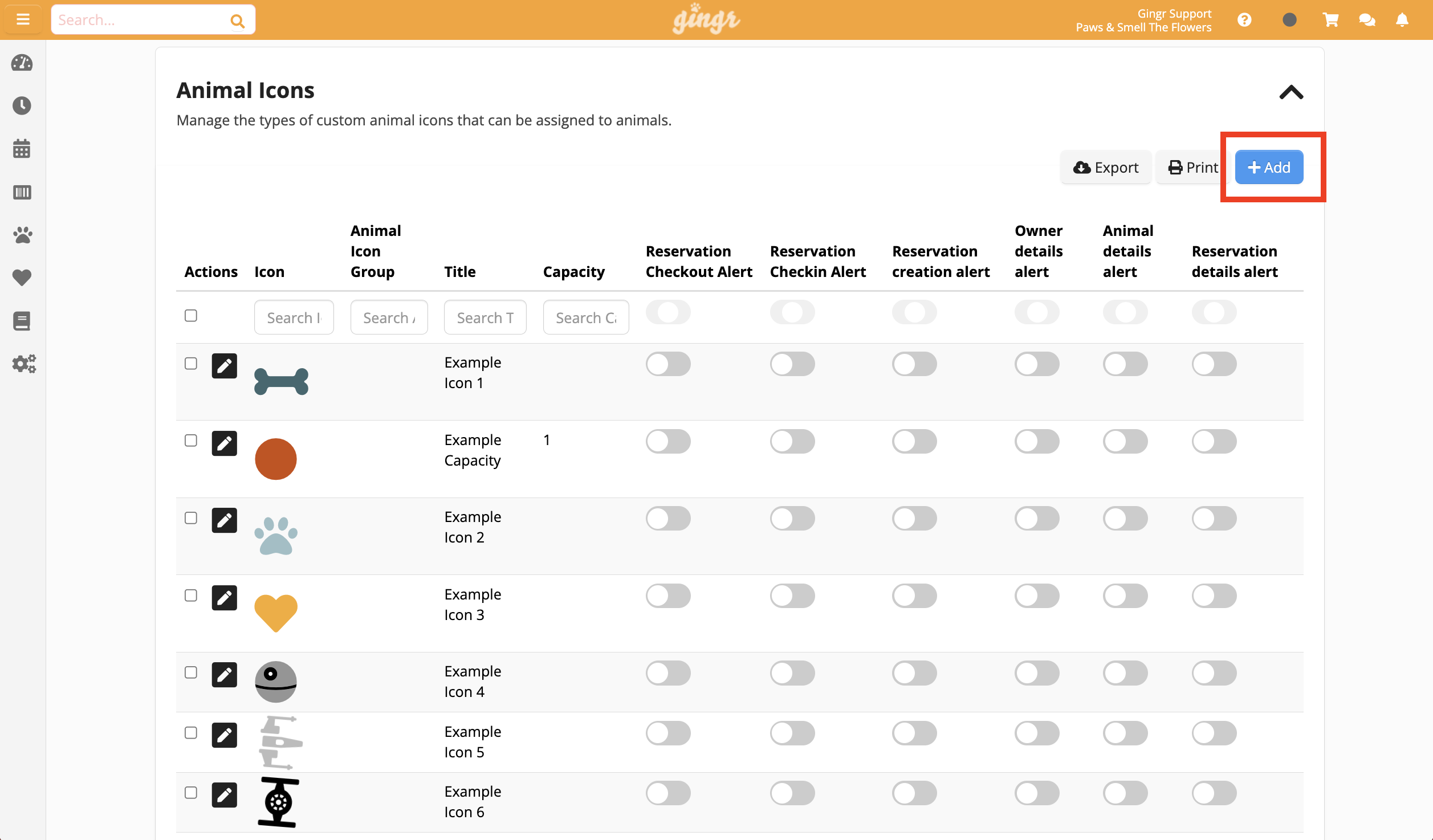 Set Up Custom Animal Icons (How-To) – Gingr