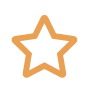 Orange star icon