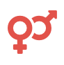 Gender symbols icon