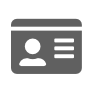 ID card icon