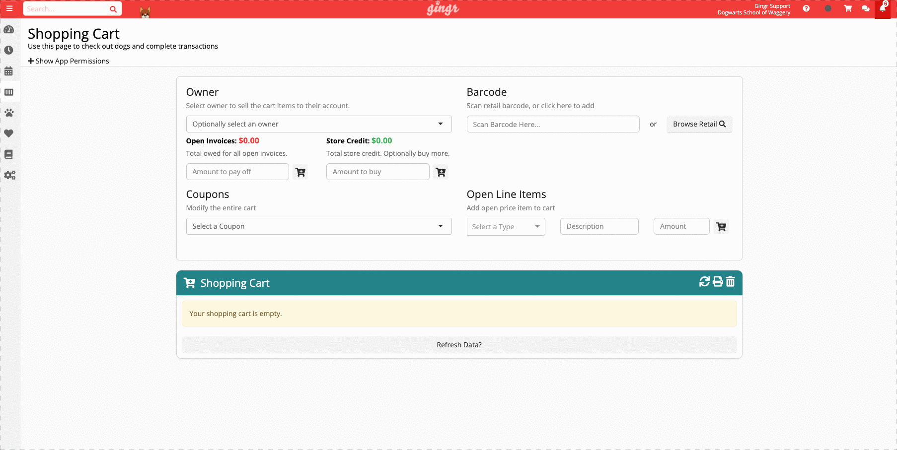 Charge_Open_Line_Item_with_Store_Credit