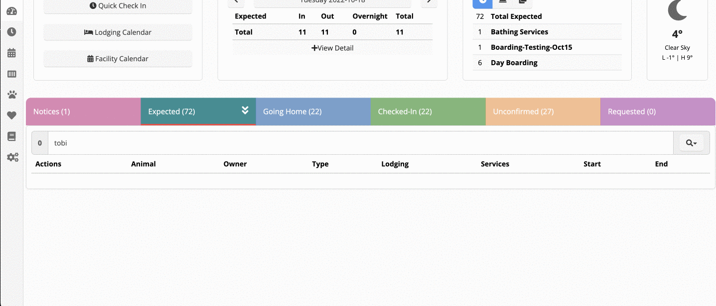 Changing Price Facility Calendar