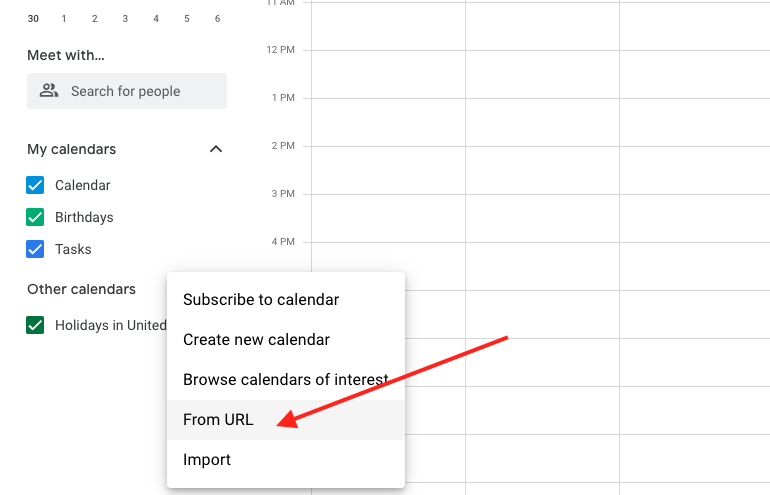 Subscribe to an .ics Calendar with Google Calendar (How-To) – Gingr