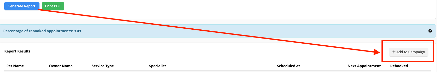 Add to Campaign" button highlighted.