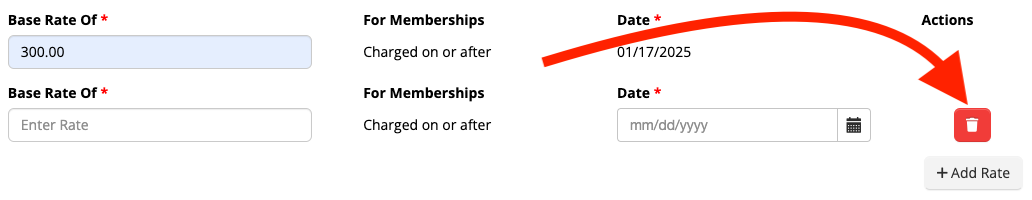 Membership Remove Rate
